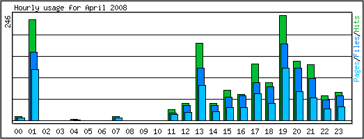 Hourly usage